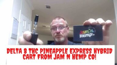 Delta 8 THC Pineapple Express Hybrid Cart from Jam N Hemp Co!