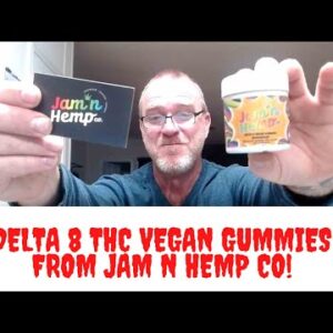 Delta 8 THC Vegan Gummies from Jam N Hemp Co!