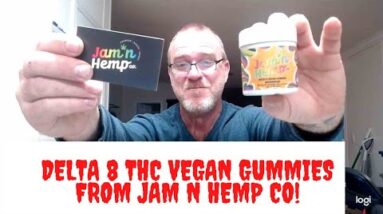 Delta 8 THC Vegan Gummies from Jam N Hemp Co!
