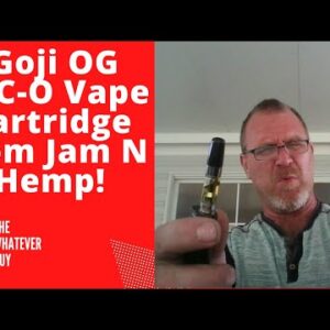 Goji OG THC-O Vape Cartridge from Jam N Hemp!