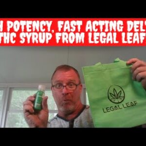 High Potency, Fast Acting Delta 9 THC Syrup From Legal Leaf!