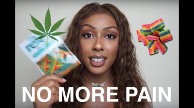 MY FIRST TIME TRYING CBD GUMMIES! Here's what happened! ft. Diamond CBD