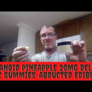Paranoid Pineapple 20mg Delta 8 THC Gummies-Abducted Edibles!