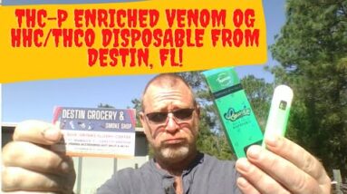 THC-P Enriched Venom OG HHC/THCO Disposable from Destin, FL!