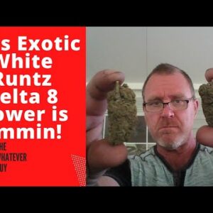 This Exotic White Runtz Delta 8 Flower is Jammin!